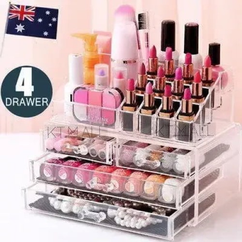 Настольный акриловый органайзер для косметики Cosmetic Storage Box