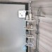 Полка угловая в ванную комнату телескопическая Multi Corner Shelf AD 9867 из металла и пластика