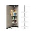 Полка угловая в ванную комнату телескопическая Multi Corner Shelf AD 9867 из металла и пластика