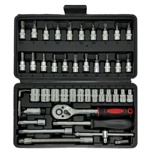 Набор инструментов Wrench Socket Set New Tools 46 предметов