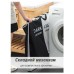 Органайзер для грязного белья Laundry Basket на 3 отсека темное светлое и цветное