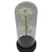 Роза в стеклянной колбе Rose of Love с LED подсветкой цвет Перламутр