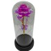 Роза в стеклянной колбе Rose of Love с LED подсветкой цвет Фуксия Роза в стеклянной колбе Rose of Love с LED подсветкой цвет Фуксия