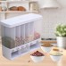 Органайзер для круп с дозатором Assorted Grain Rice Bucket на 6 секций для сыпучих продуктов