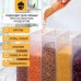 Органайзер для круп с дозатором Assorted Grain Rice Bucket на 6 секций для сыпучих продуктов