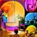 Светильник проекционный Sunset Lamp RGB с USB 16 цветов рассвета и заката с пультом Светильник проекционный Sunset Lamp RGB с USB 16 цветов рассвета и заката с пультом