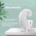 Увлажнитель воздуха ночник с RGB подсветкой T00K8 антигравитационный капельный эффект Белый
