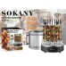 Электрошашлычница вертикальная Sokany SK-6114 1500W 11 шампуров Электрошашлычница вертикальная Sokany SK-6114 1500W 11 шампуров