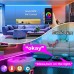 Гибкая светодиодная неоновая лента RGB 5м с Wi-Fi синхронизацией музыки 12-24В 84 светодиодов 5м приложение пульт