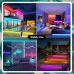 Гибкая светодиодная неоновая лента RGB 5м с Wi-Fi синхронизацией музыки 12-24В 84 светодиодов 5м приложение пульт