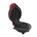 Электрическая мини вафельница Waffle Maker в форме сердца с антипригарным покрытием Красная Электрическая мини вафельница Waffle Maker в форме сердца с антипригарным покрытием Красная