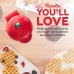 Электрическая мини вафельница Waffle Maker в форме сердца с антипригарным покрытием Красная Электрическая мини вафельница Waffle Maker в форме сердца с антипригарным покрытием Красная
