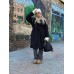 Эко шуба женская Hapy Brand с поясом Модель 0113 размер 42-48 Черная Эко шуба женская Hapy Brand с поясом Модель 0113 размер 42-48 Черная