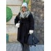 Эко шуба женская Hapy Brand с поясом Модель 0113 размер 42-48 Черная Эко шуба женская Hapy Brand с поясом Модель 0113 размер 42-48 Черная