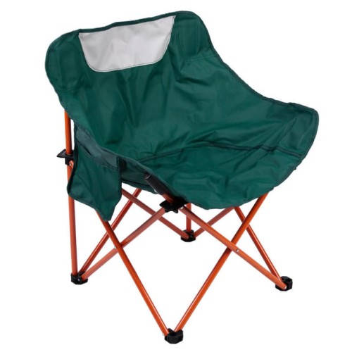 Складное туристическое кемпинговое кресло Camping Chair с чехлом Зеленое Складное туристическое кемпинговое кресло Camping Chair с чехлом Зеленое