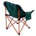 Складное туристическое кемпинговое кресло Camping Chair с чехлом Зеленое Складное туристическое кемпинговое кресло Camping Chair с чехлом Зеленое