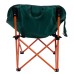 Складное туристическое кемпинговое кресло Camping Chair с чехлом Зеленое Складное туристическое кемпинговое кресло Camping Chair с чехлом Зеленое