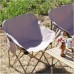 Складное туристическое кемпинговое кресло Camping Chair с чехлом Серое Складное туристическое кемпинговое кресло Camping Chair с чехлом Серое
